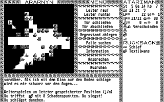 Ararnyn - Die Abenteuer eines Wichtel, Teil I: Das Tal des Riesen atari screenshot